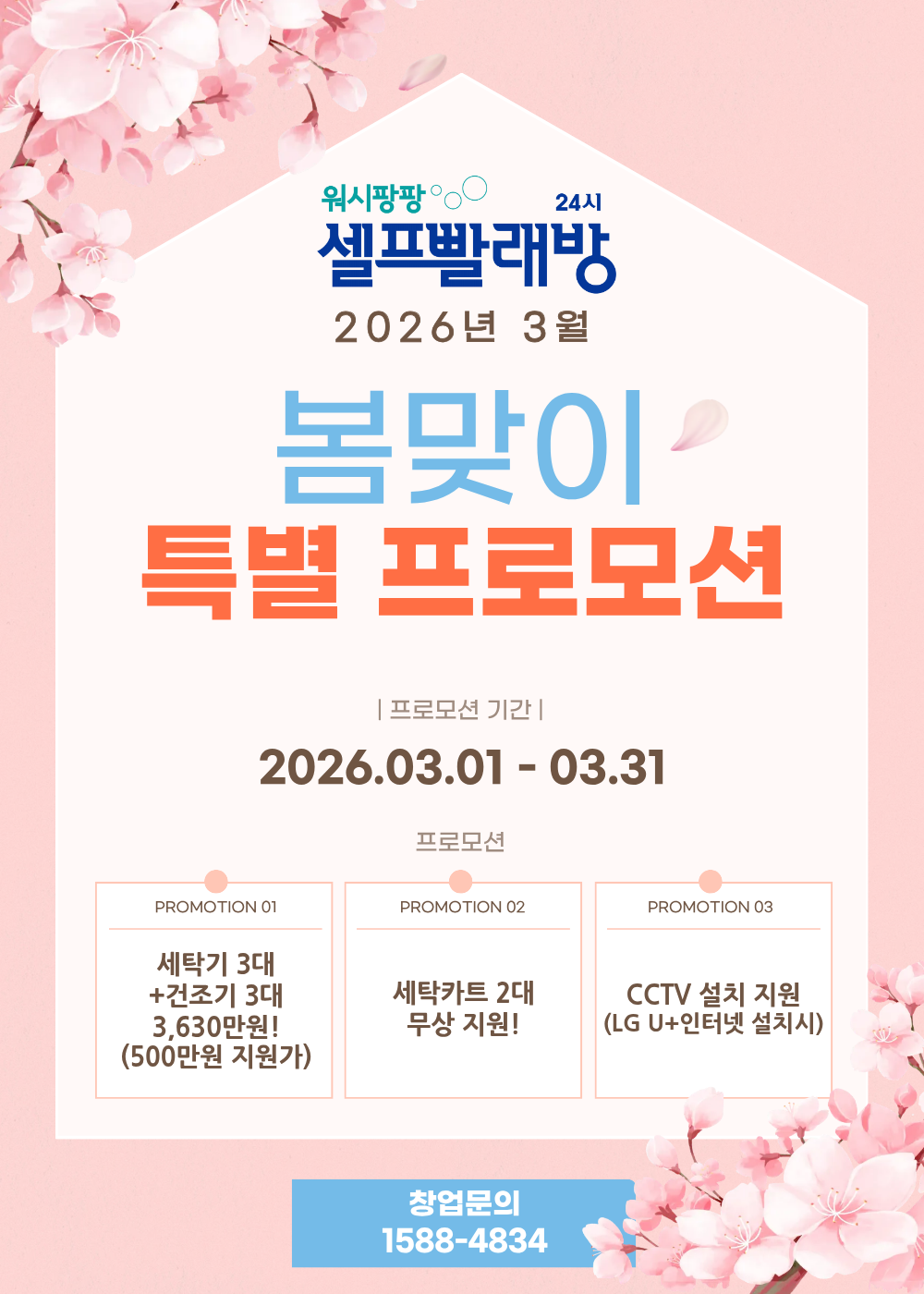 워시팡팡 3월 프로모션